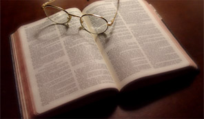 Bible and Glasses